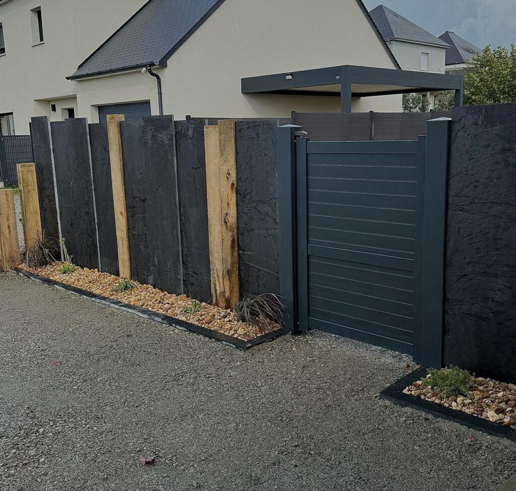 Création d'une clôture design a Loiron